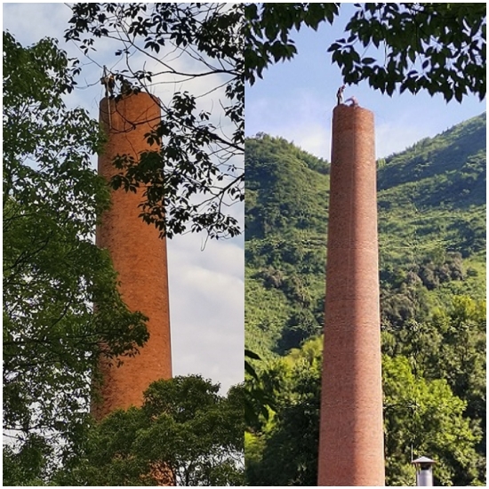 拆除煙囪:人工拆除具有獨(dú)特的優(yōu)勢